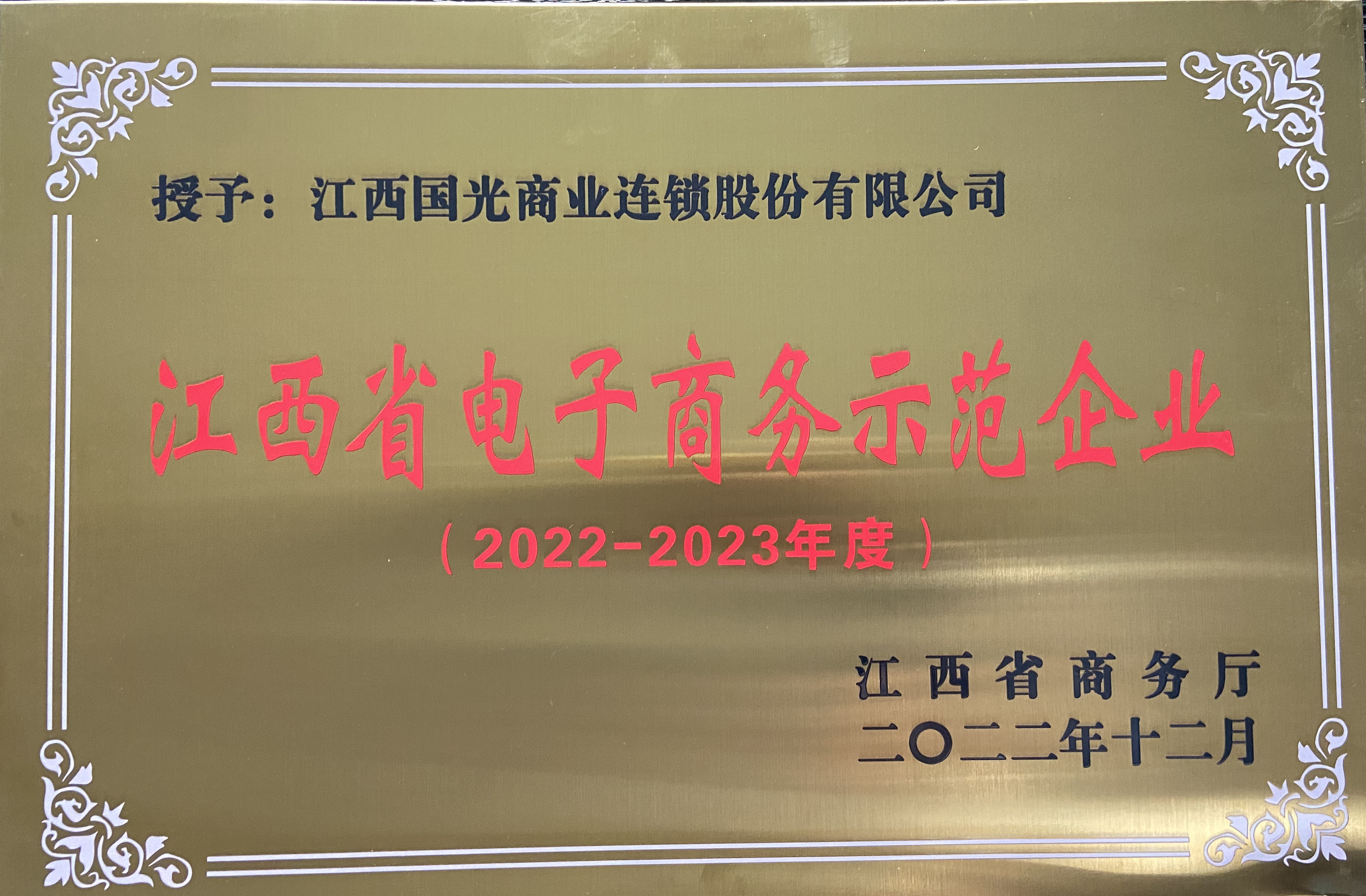江西省電子商務示范企業